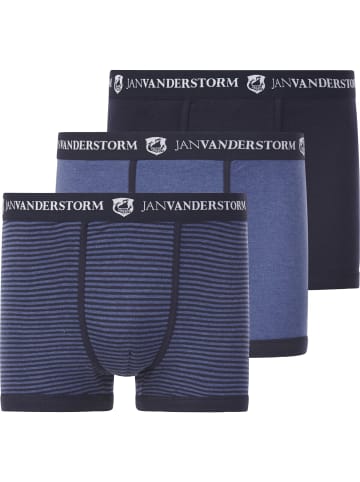 Jan Vanderstorm 3er Pack Retropant JASIEL in blau