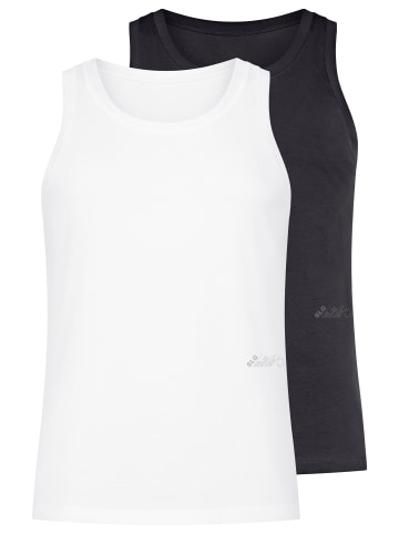 Sloggi Unterhemd / Tanktop SLG Base in Weiß / schwarz
