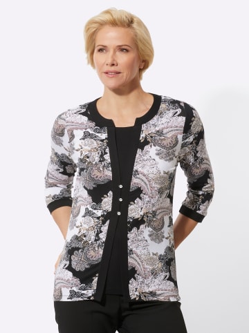 WITT WEIDEN 2-in-1-Shirt in hortensie-grau-bedruckt