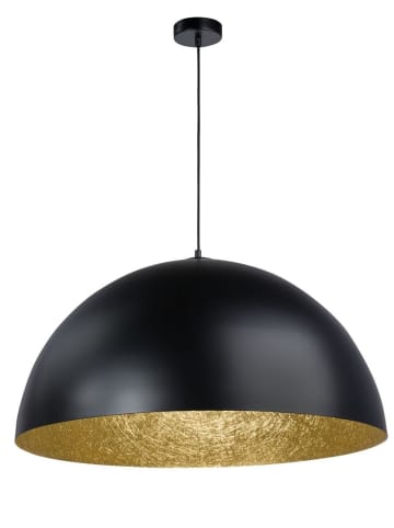 Licht-Erlebnisse Pendelleuchte Ø 50 x (T)136 cm in Schwarz Gold