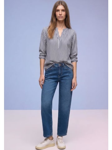 Street One Langarmbluse in shadow blue