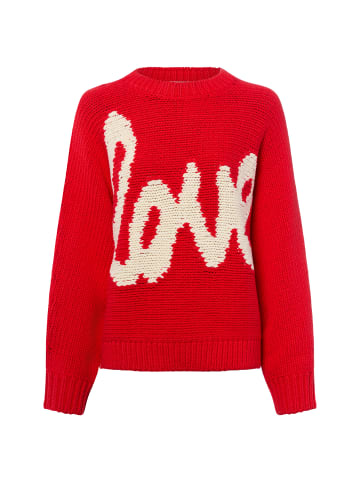 comma Pullover in rot weiß - 0001