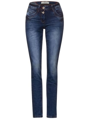 Cecil Jeans in mid blue used wash