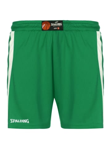 Spalding Shorts Jam in grün / weiß