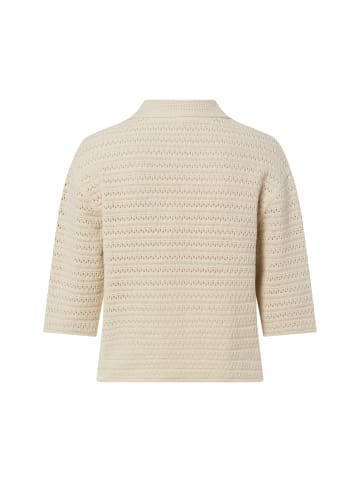 OPUS Kurzarm-Strickpullover Garakino in sand - 0001