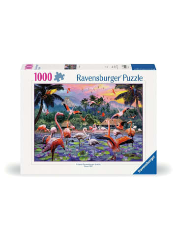 Ravensburger Ravensburger Puzzle 1.000 Teile Pinke Flamingos in bunt