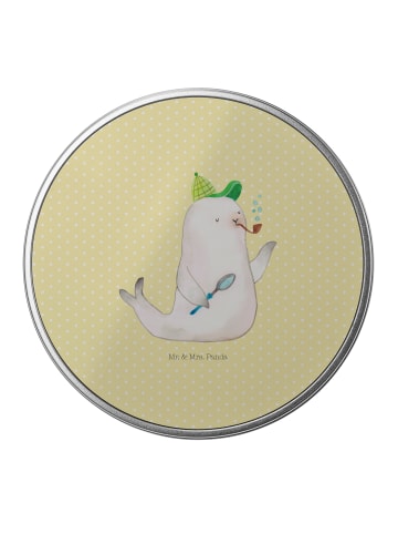 Mr. & Mrs. Panda Kaffeedose Robbe Sherlock ohne Spruch in Gelb Pastell