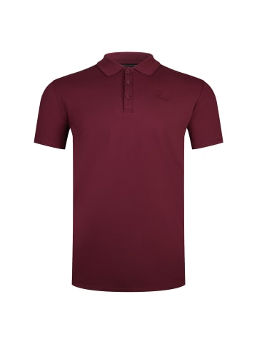 SikSilk Polo Shirt in burgundy