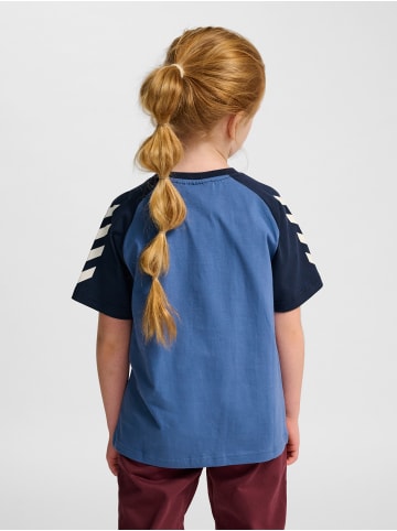 Hummel T-Shirt Hmljr Logo Lebensstil Kinder in DUTCH BLUE