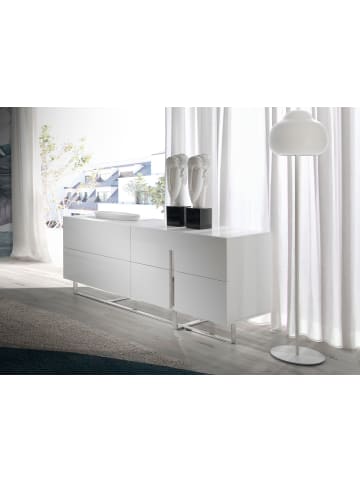 Angel Cerdá Anrichte 3052 in Weiß / Stahl – (B)160 x (H)75 x (T)46 cm