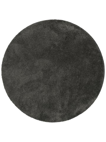 Snapstyle Hochflor-Teppich Palace Rund in silber