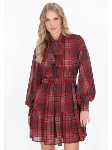 DreiMaster Women Dress in red check