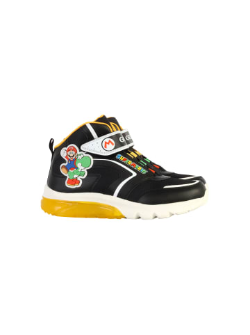 Geox Sneakers Montante Enfant à Scratches Ciberdron Schwarz