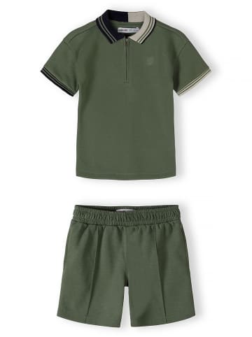 Minoti 2-tlg T-Shirt & Shorts 29POLO254 in khaki