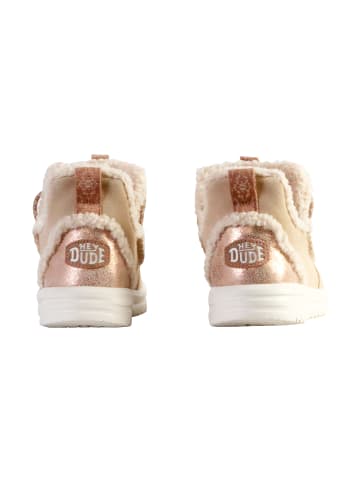 Hey Dude Camden Suede Cozy Sneaker aus Leder Braun