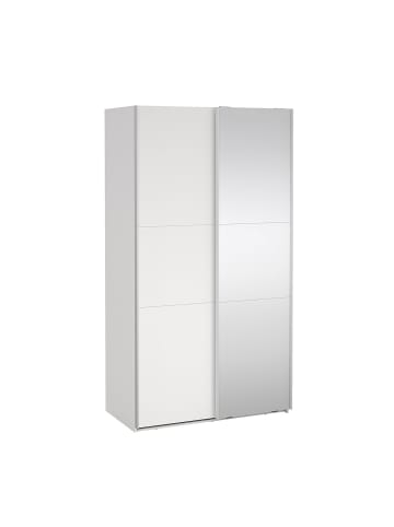 ebuy24 Schiebetürenschrank Como (2-türig) Weiß 119 x 67 cm
