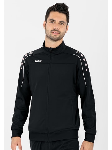 Jako Trainingsjacke mit Reißverschlusstaschen in Schwarz