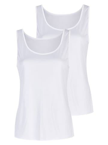 Nina von C. 2er Pack Achseltop in weiss