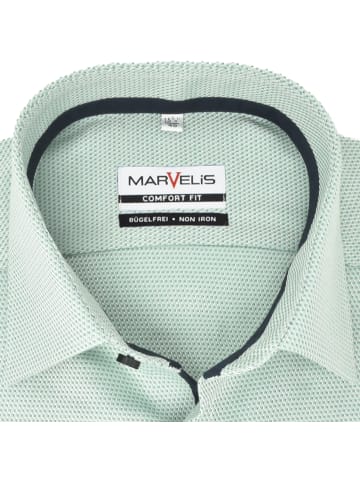 MARVELIS Comfort Fit Businesshemd in Grün