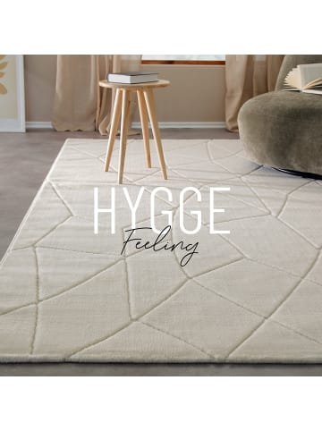 Wecon Home Kurzflorteppich Unplugged in creme weiß
