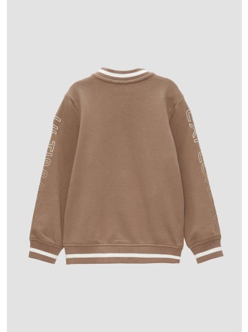 s.Oliver Sweatshirt Jacke in 8612_cognac