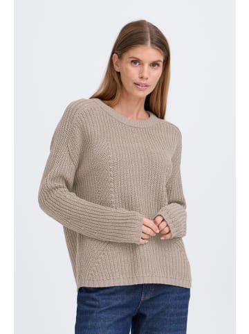 Oxmo Strickpullover OXKanna in Grau