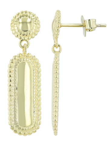 Adeliás Damen Ohrringe – Ohrhänger aus 925 Silber in gold
