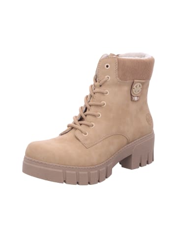 rieker Schnürstiefelette in beige