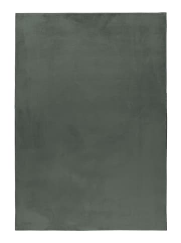 KADIMA DESIGN Teppich Kurzflor Waschbar Einfarbig NECKAR Strapazierfähig OEKO-TEX in Grün