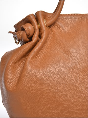 Carla Ferreri Henkeltasche in Braun