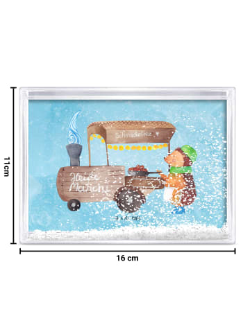 Mr. & Mrs. Panda Bilderrahmen Igel Maronen ohne Spruch in Eisblau