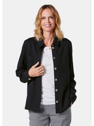 GOLDNER Kurzgröße:  Hemdjacke Hemdjacke in schwarz