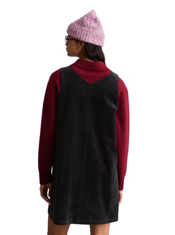 Marc O'Polo DENIM Ärmelloses Cordkleid A-Shape in Schwarz