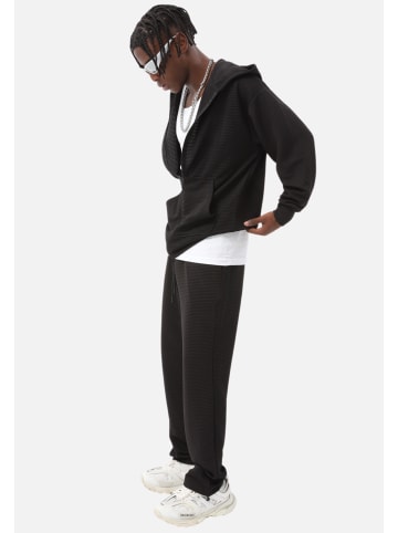 COFI 1453 Zweiteiler Jogginganzug Set in Schwarz