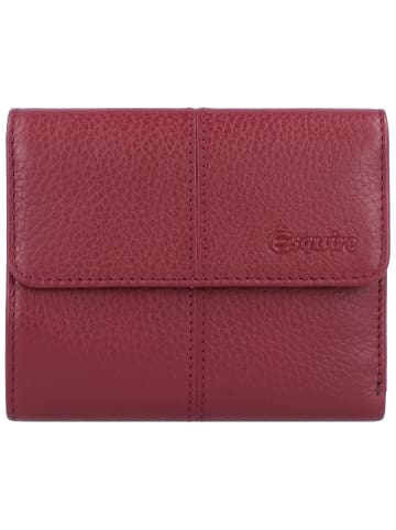 Esquire Verona Geldbörse RFID Leder 12 cm in rot