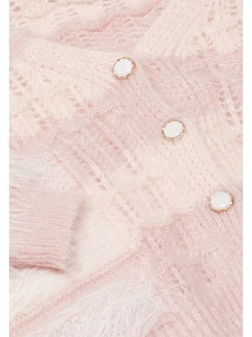 Swirly Damen Strickjacke in Rosa