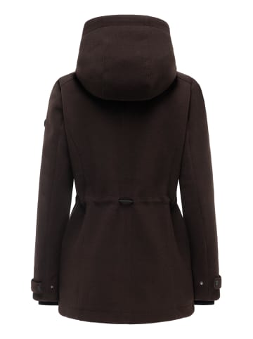 Navahoo Kurzmantel Lächelstern 14 in Choco