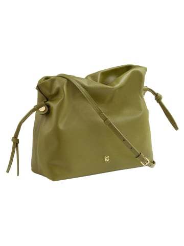 DuDu Umhängetasche Leder 26 cm in olive