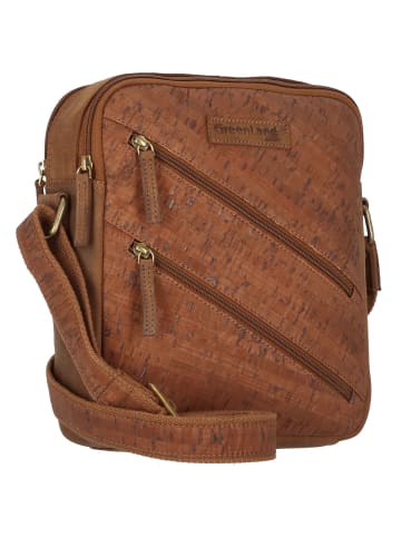 Greenland Nature Umhängetasche Leder 26 cm cork
