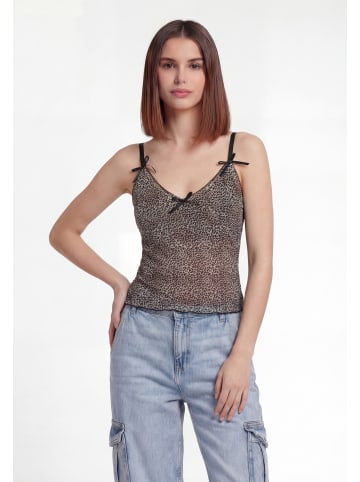 myMo Women Top in coffee black