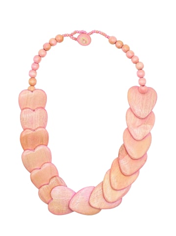 collezione alessandro Kurze Kette " Janice " in rosa