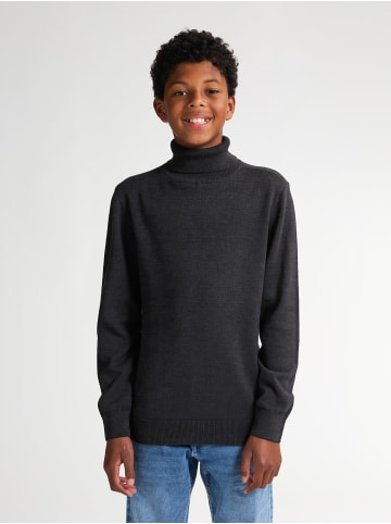 Petrol Industries Stehkragenpullover Yellowstone in Schwarz
