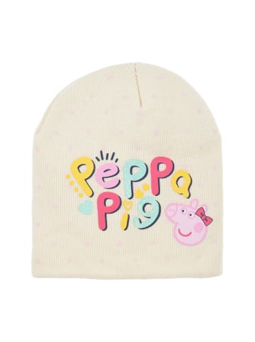 Peppa Pig Wintermütze Beanie in Weiß