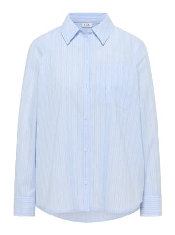 Cecil Langarmbluse in light sky blue