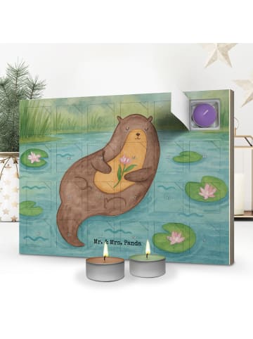 Mr. & Mrs. Panda Duftkerzen Adventskalender Otter Seerose Design... in Weiß