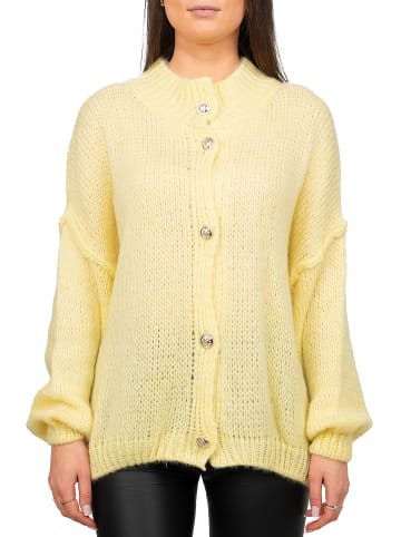 Reichstadt Strickjacke in Yellow