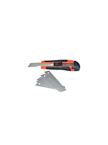 COFI 1453 2er-Set Cuttermesser mit 5 Ersatzklingen im Verkaufsdisplay in Mehrfarbig