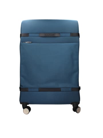 Blau Stoff Gepäck und Reise