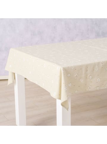 Boltze Baumwolltischdecke BAKERY in Beige, (B) 140 x (H) 0,5 x (L) 180 cm