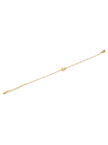 Adeliás Damen Armband aus Edelstahl 15 cm in gold